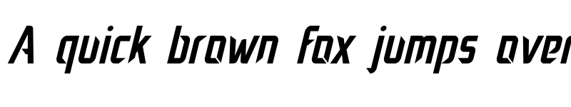 Preview of Bistick Italic font