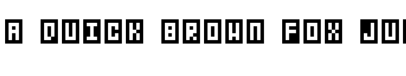 Preview of BitBox Regular font