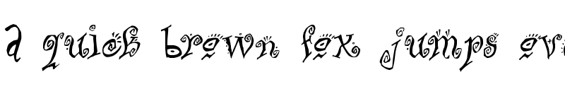 Preview of Bitchin Regular font