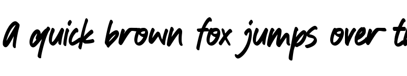 Preview of Bitter Kiss Regular font