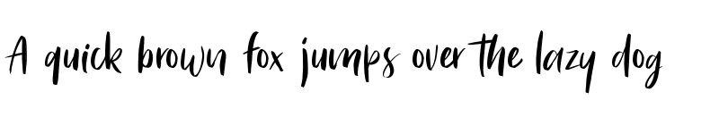 Preview of Bitter Rose Regular font