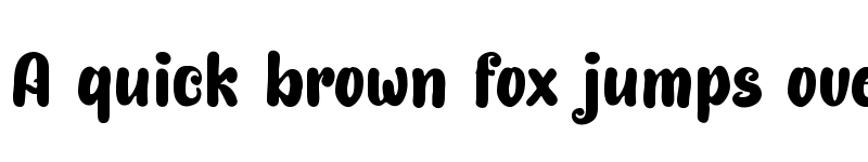 Preview of Bittermilk Regular font