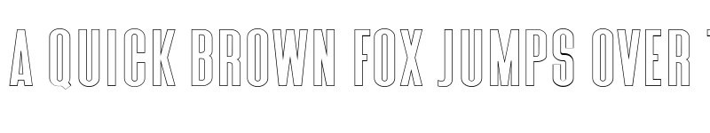 Preview of Bittods Sans Outline Regular font