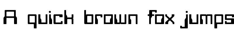 Preview of Bitwise Regular font