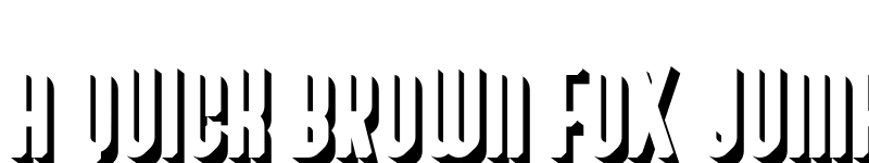 Preview of Bivoac Drop Shadow font