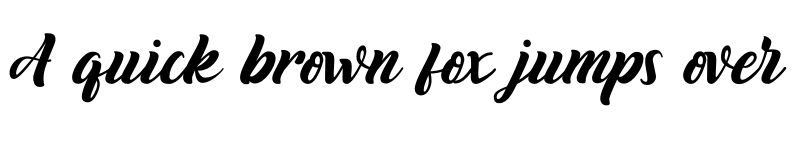 Preview of Biyonella Regular font