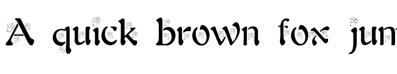 Preview of BJF Angels Regular font