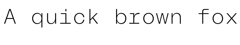 Preview of BL Melody Mono ExtraLight font