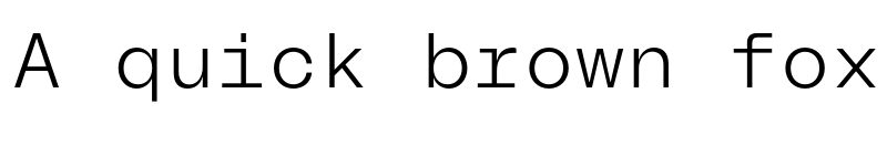 Preview of BL Melody Mono Light font