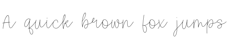 Preview of Black Almond Regular font