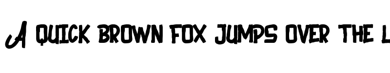 Preview of Black Animal Regular font