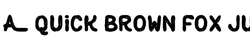 Preview of Black Burger Rough font