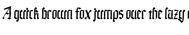 Preview of Black Callig Reguler font