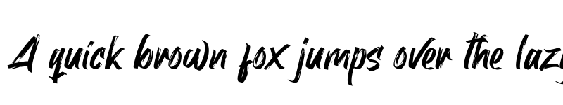 Preview of Black Dirty Regular font