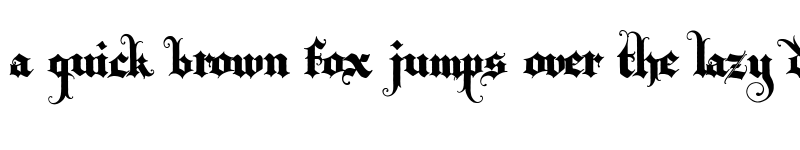 Preview of Black Empire Regular font