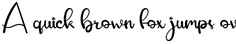 Preview of Black Girl Regular font