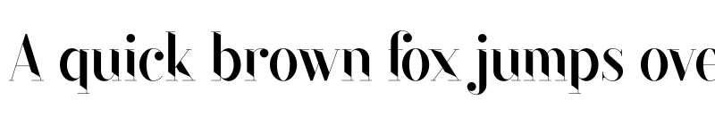 Preview of Black Goose Cut font