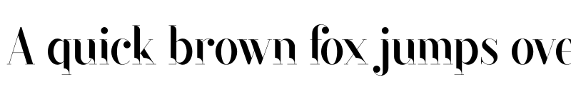 Preview of Black Goose Reversed font