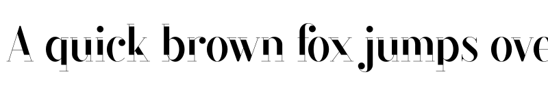 Preview of Black Goose Styled font