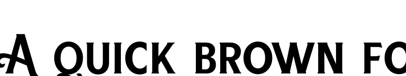 Preview of Black Gumners Bold font