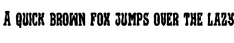 Preview of Black Gunk Bold Bold font