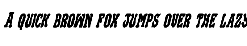 Preview of Black Gunk Bold Italic Bold Italic font