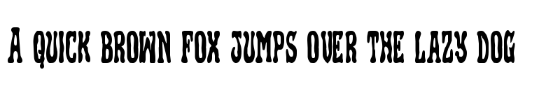 Preview of Black Gunk Condensed Condensed font