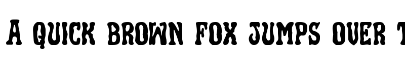 Preview of Black Gunk Expanded Expanded font