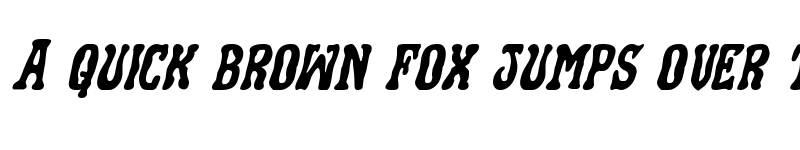 Preview of Black Gunk Expanded Italic Expanded Italic font