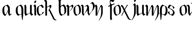 Preview of Black Heart Inertia Regular font
