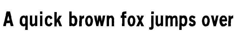 Preview of Black is not a color Regular font