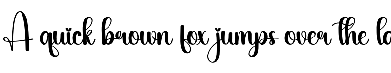 Preview of Black Line Regular font