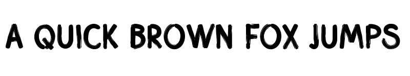 Preview of Black Marker Regular font