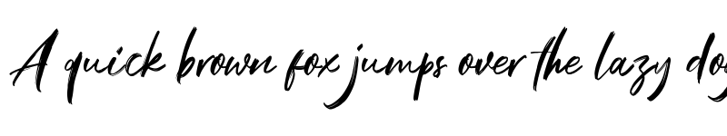 Preview of Black Mountage Regular font