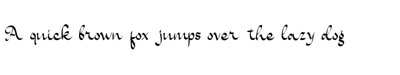 Preview of Black Mountain Regular font