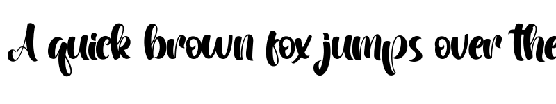 Preview of Black Pink Regular font