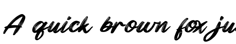 Preview of Black Raint Regular font