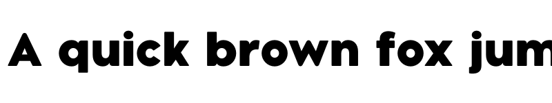 Preview of Black Sans Black font