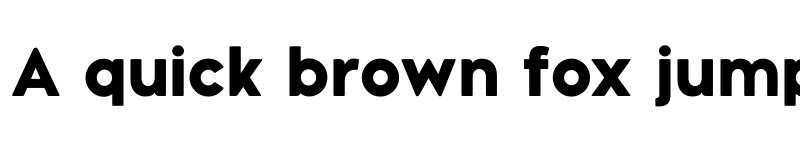 Preview of Black Sans Bold font