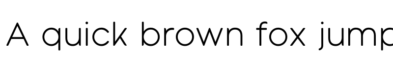 Preview of Black Sans Light font