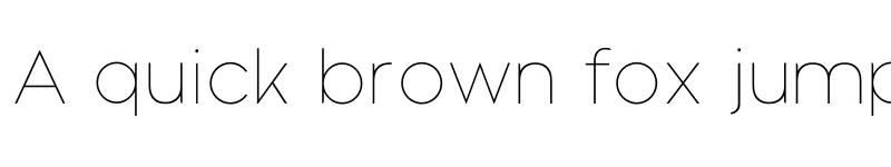 Preview of Black Sans Thin font