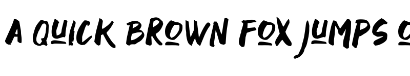 Preview of Black Space Regular font