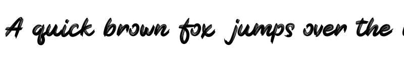 Preview of Black Sparrow Regular font