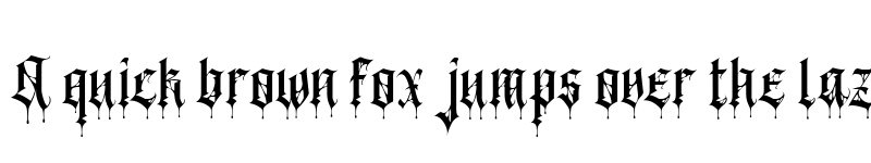 Preview of Black Spider Regular font