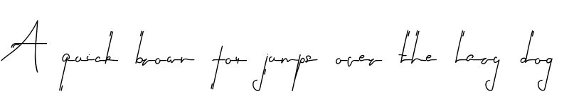 Preview of Black Suit Inline font