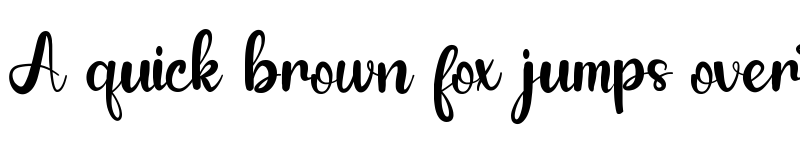 Preview of Black Swan Regular font