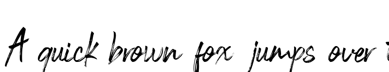 Preview of Black Vosten Personal Use Regular font
