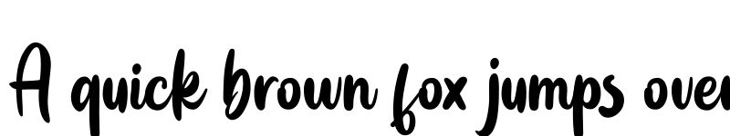 Preview of Blackbill Regular font