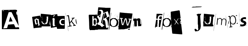 Preview of BlackCasper Regular font