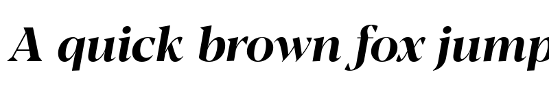 Preview of Blacker Display Bold Italic font